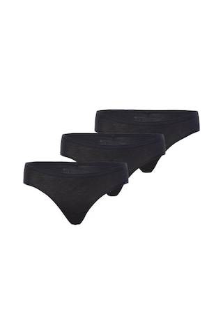 Blackspade Kadın Slip Külot 3lü Paket Essential 1575 - Siyah