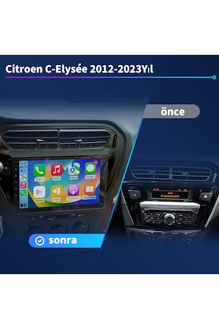 Peugeot 301 2012-2023yıl Android 4gb Ram 64gb Rom Multimedya