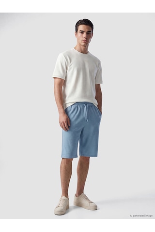 Lcwaıkıkı Classic Mavi Regular Fit Erkek Şort