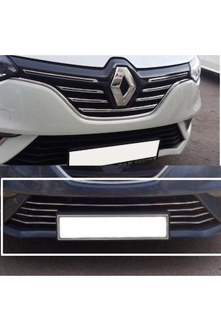Renault Megane 4 Ön Panjur + Ön Tampon Çıtası Set 2016-2020