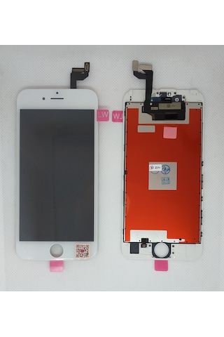 Apple Uyumlu iPhone 6S Beyaz-Siyah Lcd Ekran+Dokunmatik