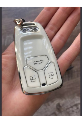 T-carbon Audi Audi İçin Silikon Anahtar Kılıfı A4 A5 A6 Q3 Q5 Q7 Q8 222875058