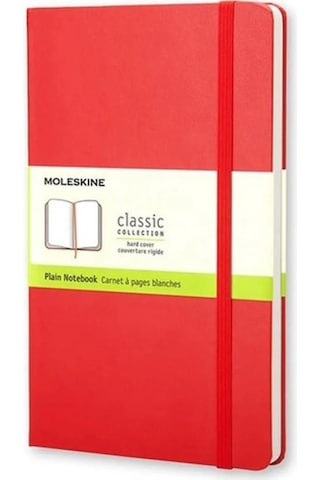 Moleskine Çizgili Kırmızı Defter Sert Kapak