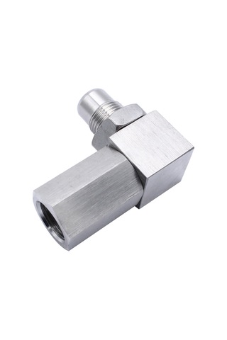 Jeemson Stainless Steel 90 Derece Oksijen Sensör Uzatıcı M18x1.5, Su Geçirmez, Korozyona Dayanıklı, Kolay Kurulum - Evrensel Araç Uyumlu