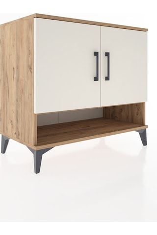 Hyperion Şifonyer Tek Raflı 2 Kapaklı 88x44x80 Çam-aytaşı Çam