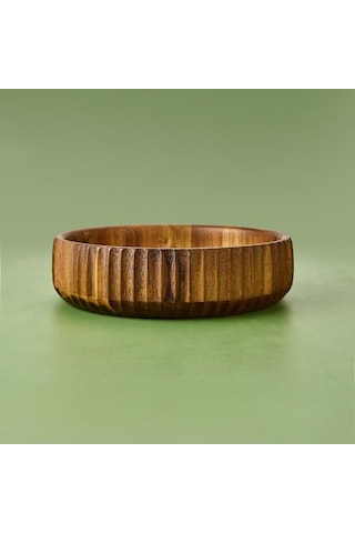 Mien Akasya Curve Kase - Kahverengi - 22 Cm Kahverengi