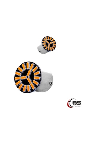 Tek Duy 1156 18 Led Ampul Turuncu Sinyal Olarak Kullanılabilir
