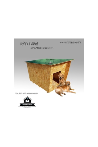 Köpek Kulübesi Greenroof Xxl Su Geçirmez