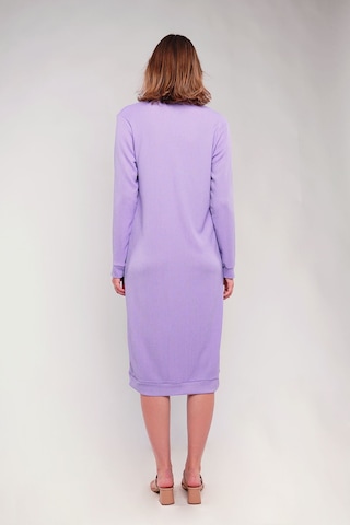 Gabria Ön Düğmeli Seul Uzun Hırka LİLA