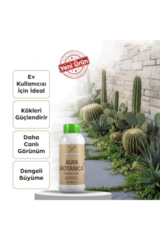 Aura Botanica 250 Ml Kaktüs Ve Skulent İçin Daha Canlı Görünüm Ve Dengeli Büyüme 250 ML