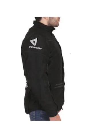 Venom Touring Pro Siyah Erkek Motosiklet Montu