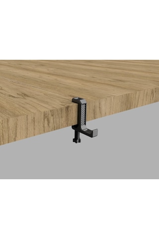 Şık Masa Kenarı Asılabilir Kulaklık Standı - Kulaklık Tutucu Masa Askılığı Masa Kenarı Askılığı