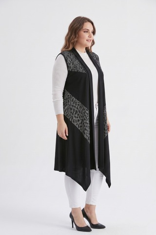 Wearon Kadın Düğmesiz Modelli Yelek 54148 Bgl-st05660 Siyah