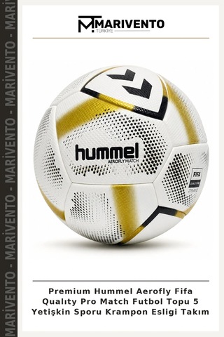 Marivento Premium Hummel Aerofly Fifa Qualıty Pro Match Futbol Topu 5 Yetişkin Sporu Krampon Esligi Takım Çok Renkli