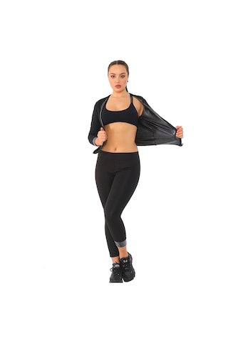 Pastimore Termal Sauna Uzun Kol Takım Siyah