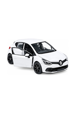 Welly 1:32 Renault Clio Rs 72 Çek Bırak Beyaz Araba Çok Renkli