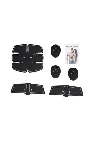 Musclewireless Akıllı Ems Kas Eğitimi Vücut Zayıflama Geliştirme Yaması 4 Siyah