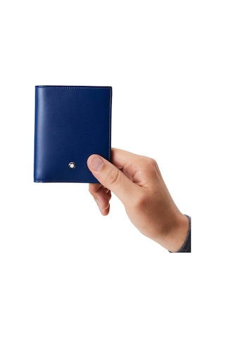 Mont Blanc Montblanc Meisterstück Compact Cüzdan 6 Cc 131695 Lacivert