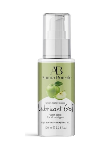 Wellcoaurora Boreale Yeşil Elma Aromalı Kayganlaştırıcı Jel 100 Ml