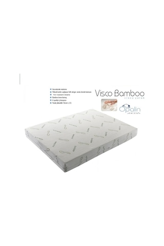 Uzunbebe Opalin 150X200 Çiftkişilik Bamboo Visco Ortopedik Yatak 7Cm Visco