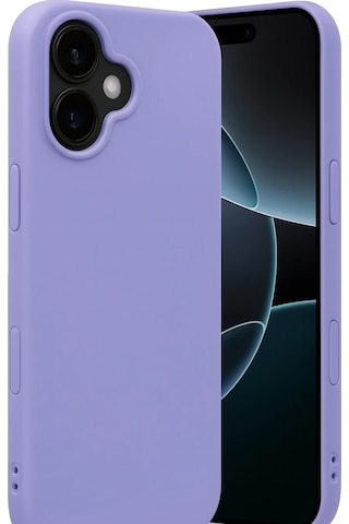 Gld-spt- Newface Apple Uyumlu iPhone 17 Nano İçi Kadife Silikon - Lila