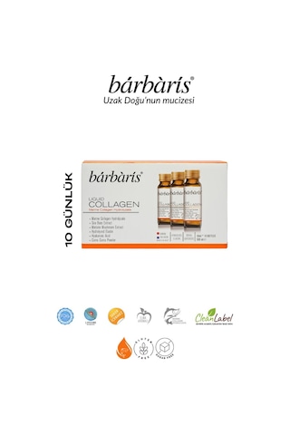 Barbaris Liquid Collagen 50 ML 10 Adet