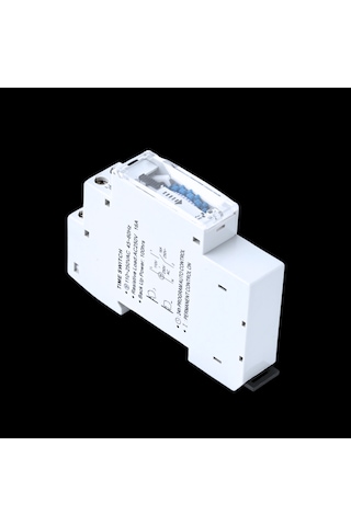 Dın Ray Tipi Mekanik Zaman Saati 24 Saat Analog Zamanlayıcı 16a 3500w 1 Adet