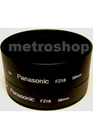 Panasonic Lumix Fz18 Fz35 Fz38 için 58 MM Adaptör Tüp