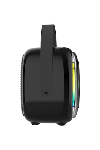 Lenyes S226 Rgb Işıklı Askılı Mikrofonlu Bluetooth Speaker Hoparlör V5.3 Siyah