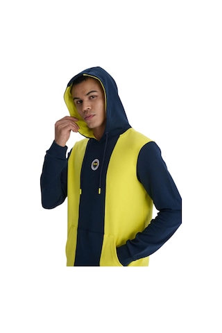 Fenerium Erkek Trıbun Sarı Lacivert Sweat Sarı - Lacivert