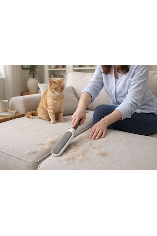 İbico Kedi & Köpek Tüy Toplama Seti Evcil Hayvan Bakımı Pratik Kullanım - Model 674363206960