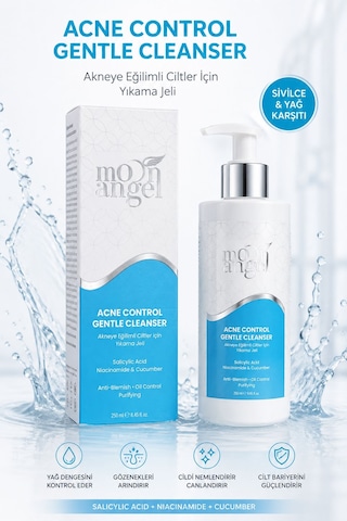 Moon Angel Acne Control Yüz Yıkama Jeli 250 ML