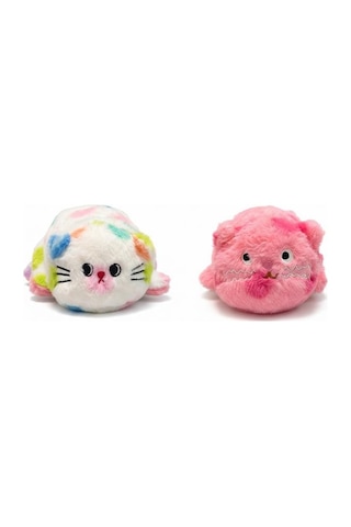 Kızılkaya Çift Taraflı Kedi Peluş Oyuncak 23 Cm 2505152 Çok Renkli