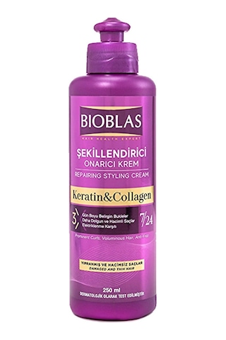 Bioblas Collagen Ve Keratin Dökülme Karşıtı Durulanmayan Saç Kremi 250 Ml Yeni Ambalaj