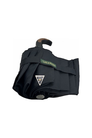 April A-226g A7 Baston Sap 10 Telli Tam Otomatik Şemsiye Siyah