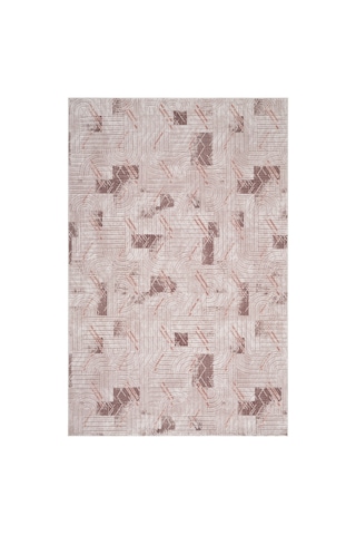 Villadia Home Textile Modern Desen Emboss Baskılı Dekoratif Kaymaz Taban Yıkanabilir Halı Yolluk Elit Şık Salon Oturma Odası Mutfak Koridor Antre Yatak Odası Halısı Yolluk Vdht4050vizon Vdh4050vizon