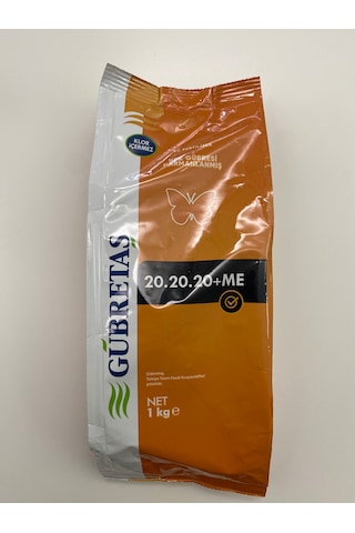 Gübretaş 20.20.20+me Npk Gübresi 1 Kg Azot, Fosfor, Potasyum+me