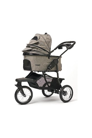 Zampa Melona Kedi Köpek Arabası Gri Sp05cst-g - Katlanabilir Ve Konforlu Taşıma Çözümü