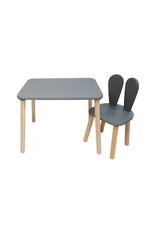 Bee Smart Gri Naturel 1 Sandalyeli Set - Standart Diğer