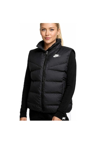 Nike Therma Fit Down Fill Womens Vest Kaz Tüyü Dolgulu Kadın Yelek Siyah