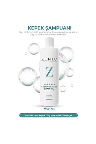 Zento Hair Scalp AntıiDandruff Kepek Şampuanı 250 ML