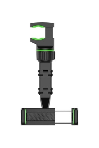 Createtech 360 Derece Dönen Ergonomik Evrensel Araç Telefonu Tutucu Çok Fonksiyonlu Otomatik Dikiz Gray - -