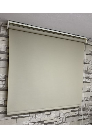 Bej Renk Mat Stor Perde Alüminyum Kasa Tüm Ölçülerde