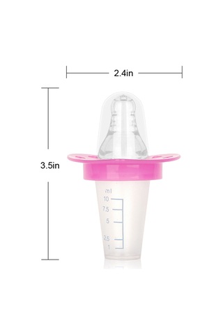 Yaozixa Bebek İlaç Uygulayıcı Silikon Emzikli 10ml Damlacık - Lezzet Tüplerini Atlatır, Kalanma Riskini Azaltır Rastgele Renk