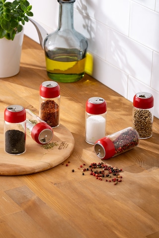 Emsan Simple 6 Parça Baharatlık Kırmızı