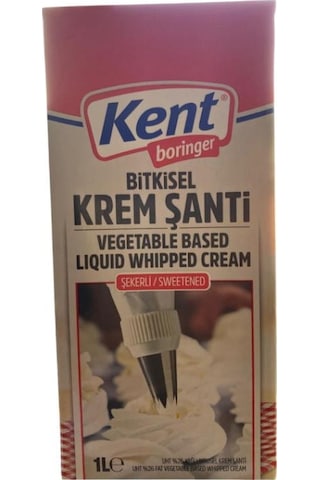 Kent Bitkisel Krem Şanti Şekerli 1 Kg