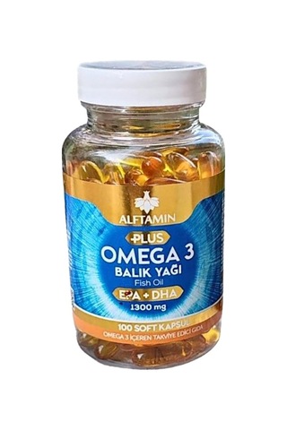 Alftamin Omega 3 Epa+Dha Takviye Edici Gıda 100 Kapsül