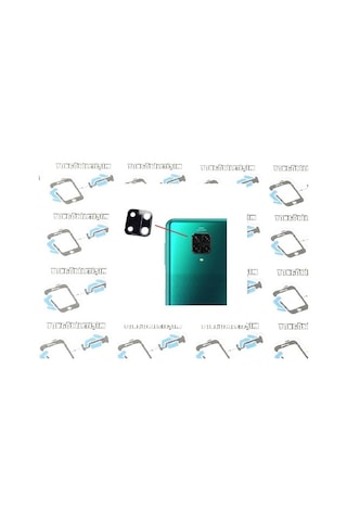 Xiaomi Uyumlu Redmi Note 9 Pro Arka Kamera Camı Lens Yapışkanlı