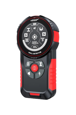 Noyafa Nf-5102 Duvar Tarayıcı Metal Ahşap Ac Kablo Dedektörü Lcd Ekranlı Ip54