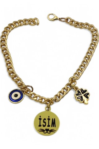 Caramelos Kedi Tasması Isimli Kedi Tasması Zincirli Tasma Paslanmaz Çelik Kedi Kolyesi